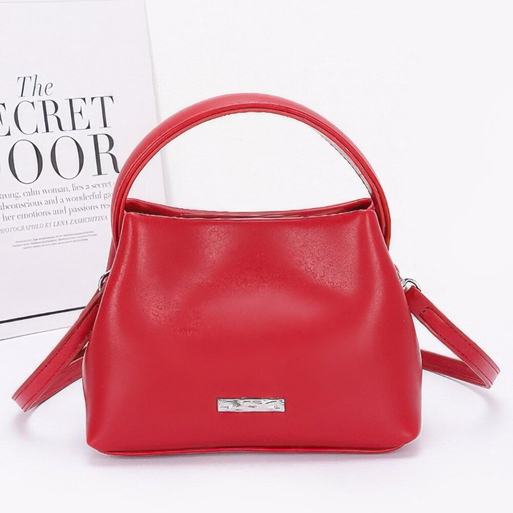 Faux Leather Tote Bag